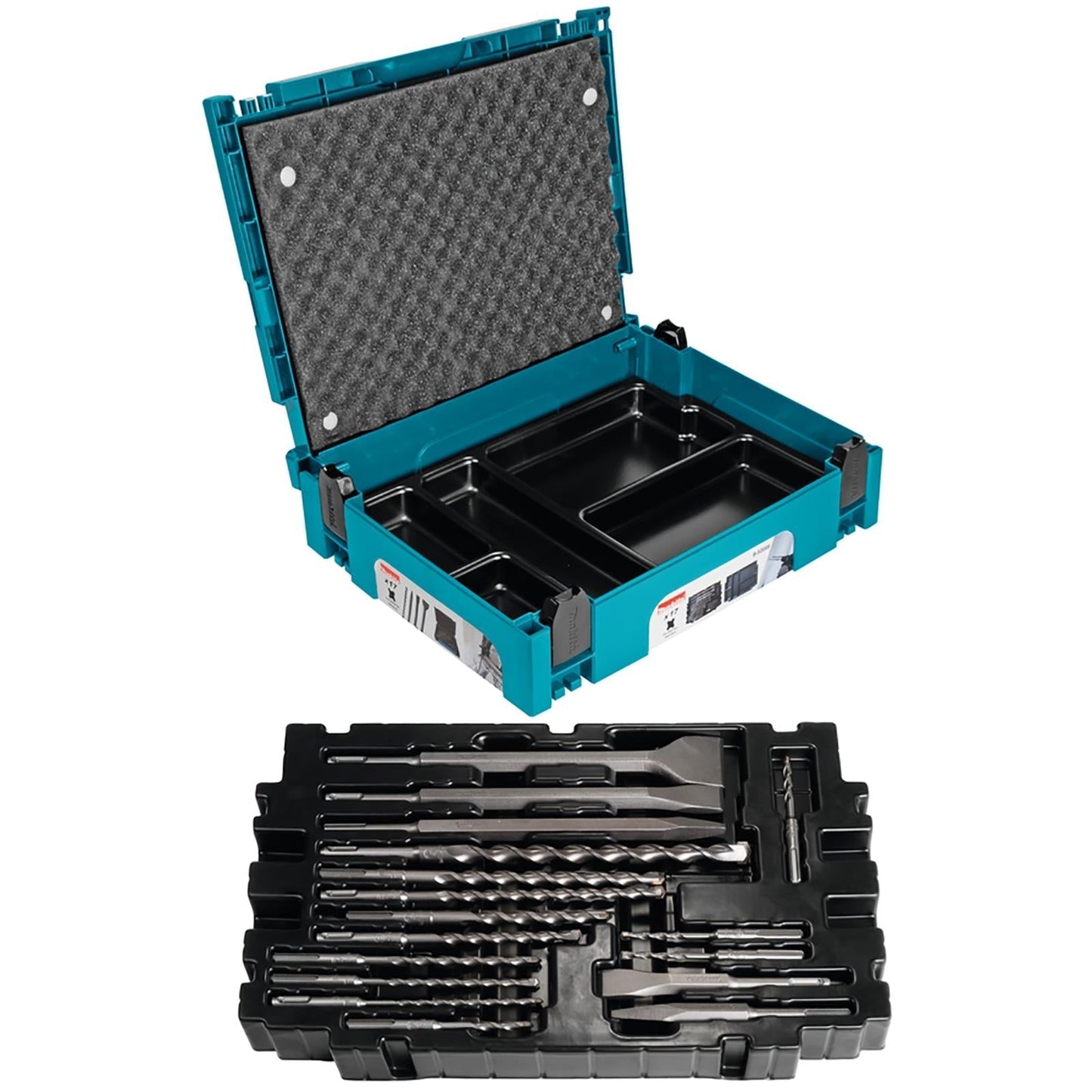 17-Piece Makita SDS Plus Drill Bit & Chisel Set in Makpac Case (B-52059)