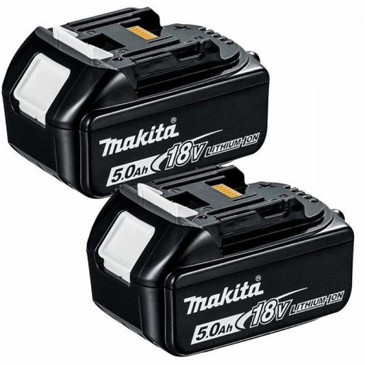 Makita BL1850B 18V LXT 5.0Ah Lithium-Ion Twin Battery Pack