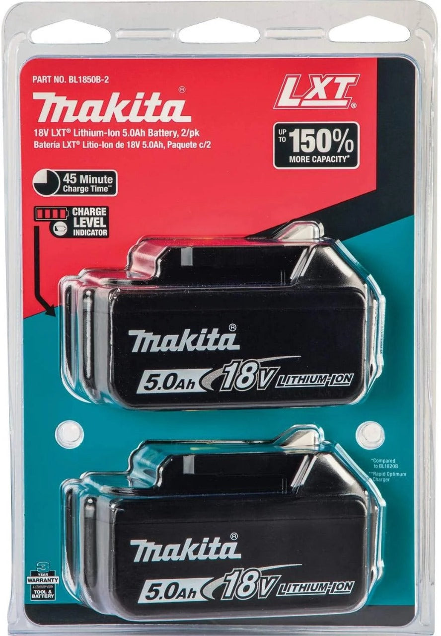 Makita 18V Lithium-Ion Battery Kit – High Power, Convenient, Includes Charger & Case